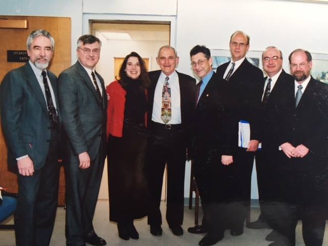  A 1998 photo with business owners on one of many local advocacy trips to the state capitol in Albany, NY. Photo: Newvine Personal Collection 