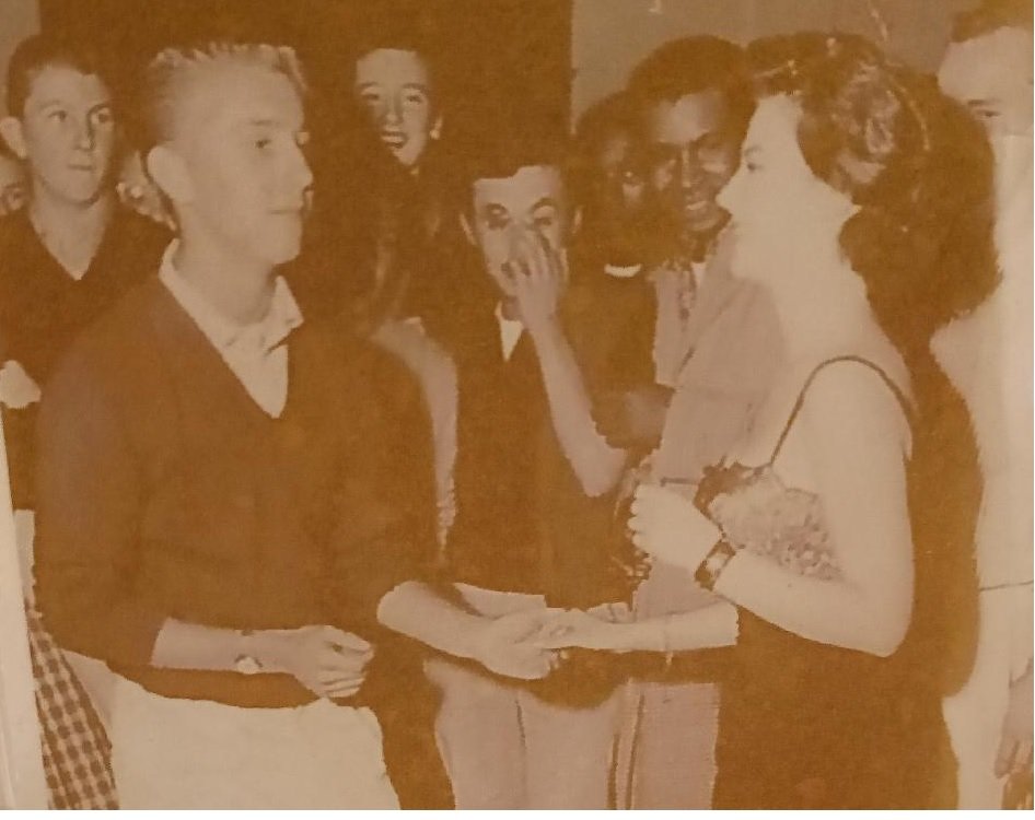 Natalie Wood danced with local teens at a fund raiser event for polio during her time filming the movie Bombers B-52 on location at Castle Air Force Base. Photo: Castle Air Museum exhibit. Photo: Warner Brothers Archives. Research done by Rick Marshall with help from Allen Thompson.