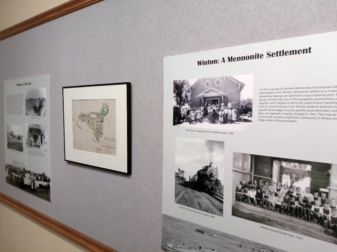 The Mennonite colony in Winton is one of several neighborhoods featured in the exhibit Settlement of Merced County: From Homestead to Colonization at the Merced Courthouse Museum. Photo: Steve Newvine