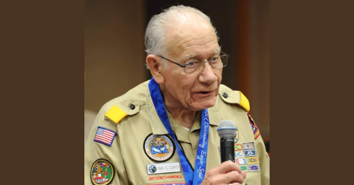 Local scout leader Onis Lentz passed away in early 2022. He served in practically every volunteer role of the Boy Scouts, including a stint on the Executive Council of the Yosemite Council. Photo: Judith Alvardo, Rio de Oro District.
