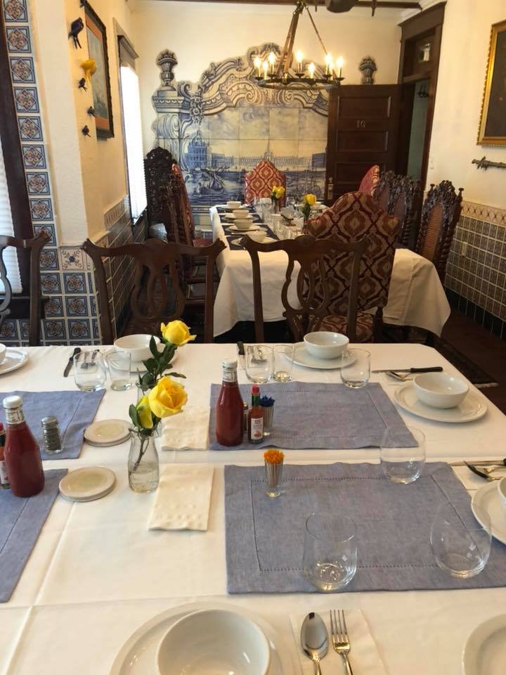 The interior of Wool Growers is set up for family style dining. Photo: Wool Growers Restaurant Facebook page.