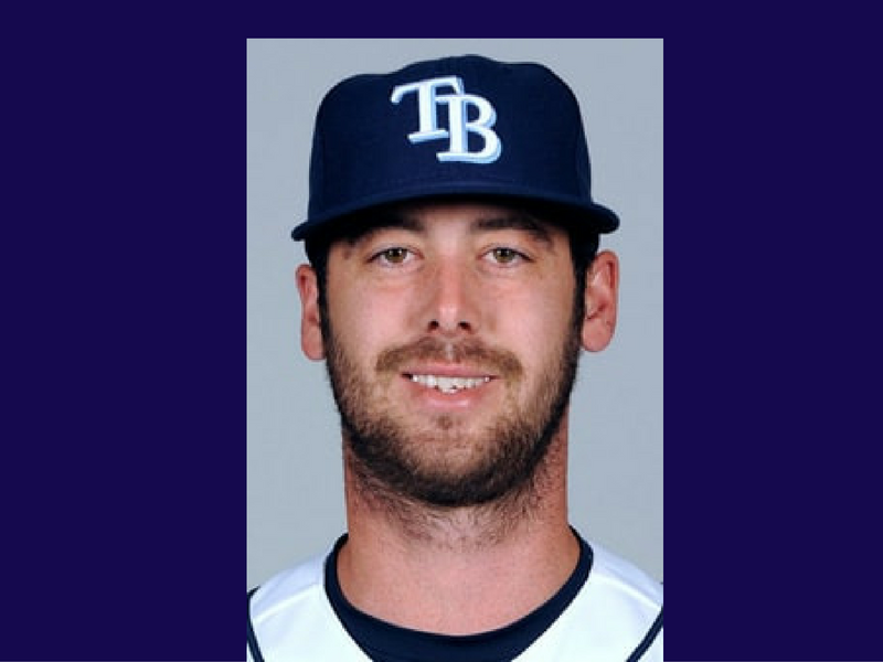 Dylan Floro, Tampa Bay Devil Rays. Photo: Major League Baseball