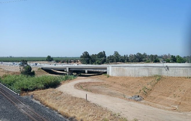 Road improvements on Highway 99 will be located south of the Avenue 12 exit, south of Madera. The road connects the major cities within the San Joaquin Valley. Photo: Steve Newvine