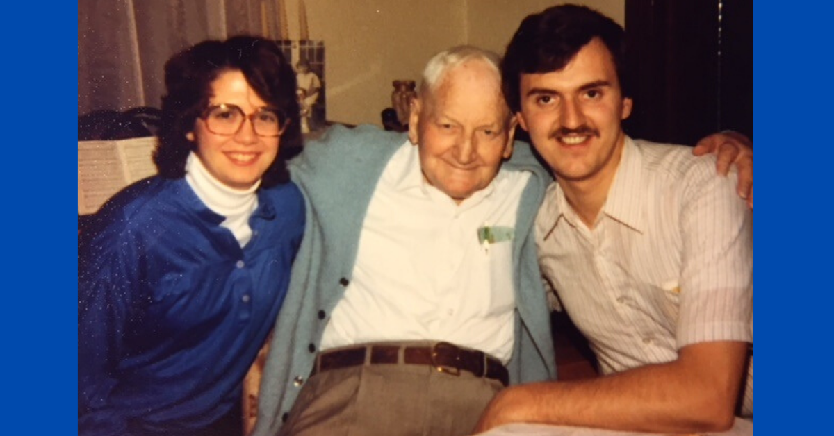 My friend Andy, who taught me the game of chess, was among the first to congratulate my fiancéeVaune. Photo: Newvine Personal Collection.
