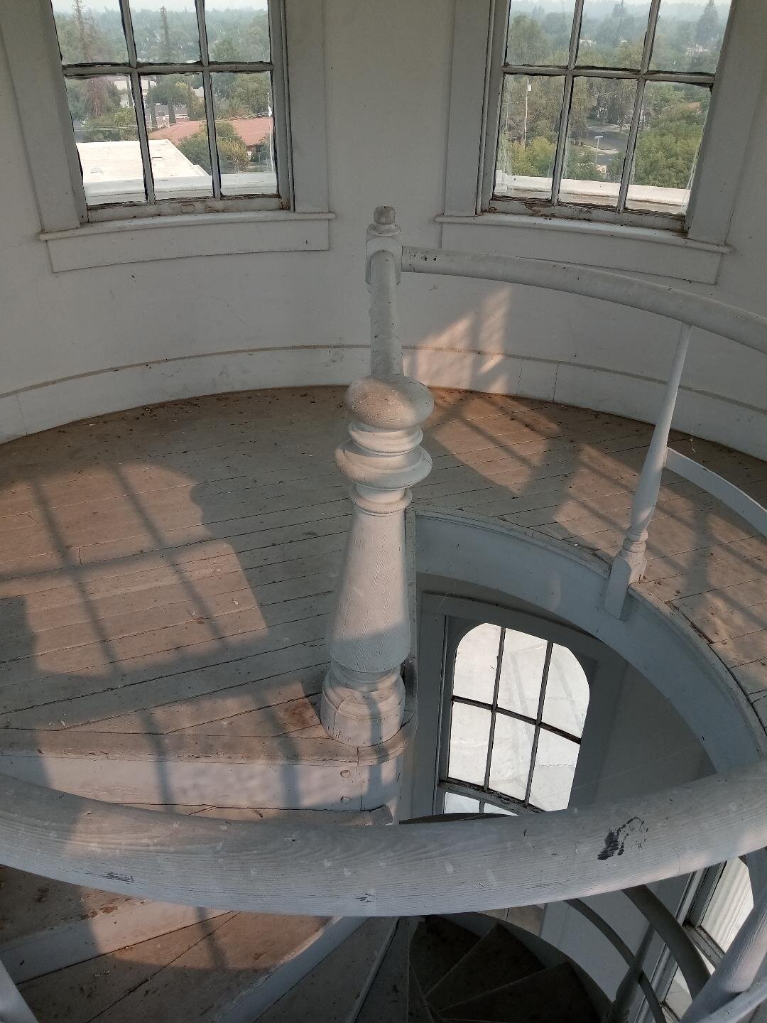 From the upper level of the structure, lots of daylight fills the cupola. Photo: Steve Newvine