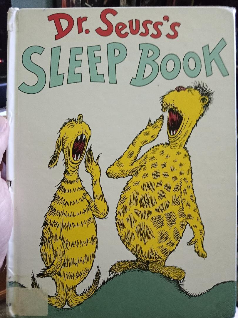Dr. Seuss’s Sleep Book is filled with the expected rhymes and alliteration the author is famous for including in his work.