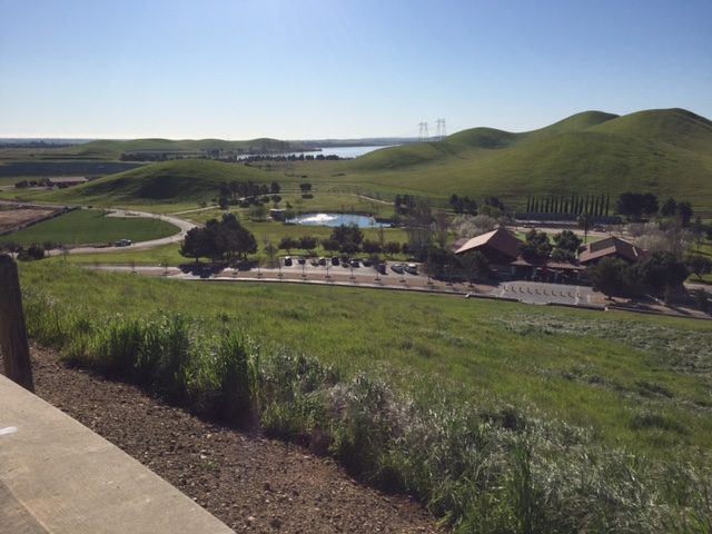  The highest peak in the San Joaquin Valley National Cemetery offers a wide vista of the Valley.  Picture: Steve Newvine 