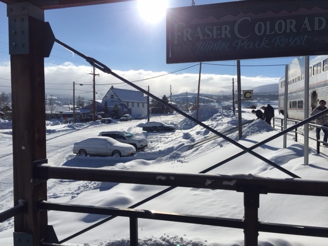 At over 8,000 feet elevation, it was a very cold but strikingly beautiful stop along our trip in Fraser, Colorado. Photo by Steve Newvine