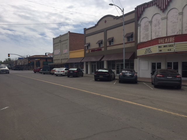 Downtown Dos Palos where Myron Cotta hung out as a teen. It was also where he was influenced by family and friends. Photo: Steve Newvine