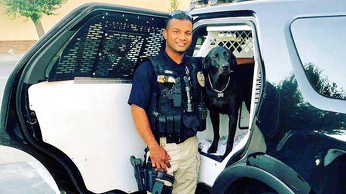 Police Corporal Ronil Singh. Photo- Newman Police Department