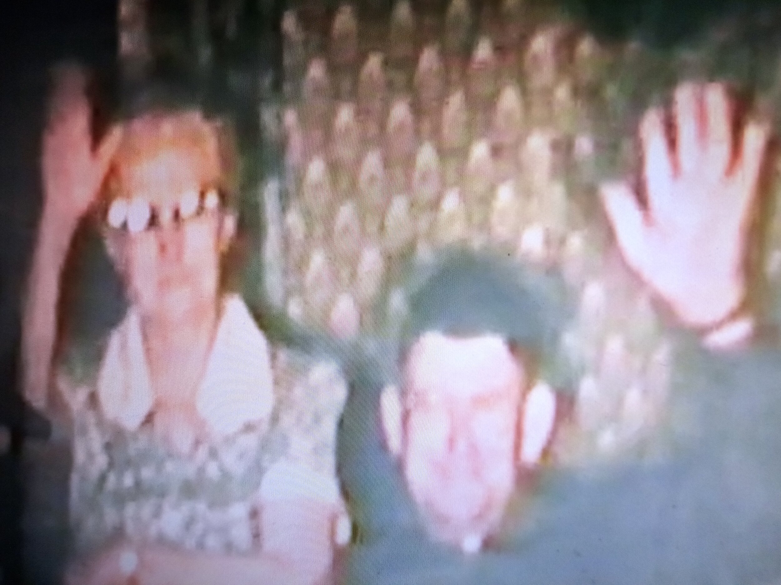 My Grandma Vera Newvine shot dozens of reels of Super 8 home movies. This is a frame from one of those reels. Here, she is shown with my Grandpa in footage shot by my uncle Billy. Newvine Personal Collection.