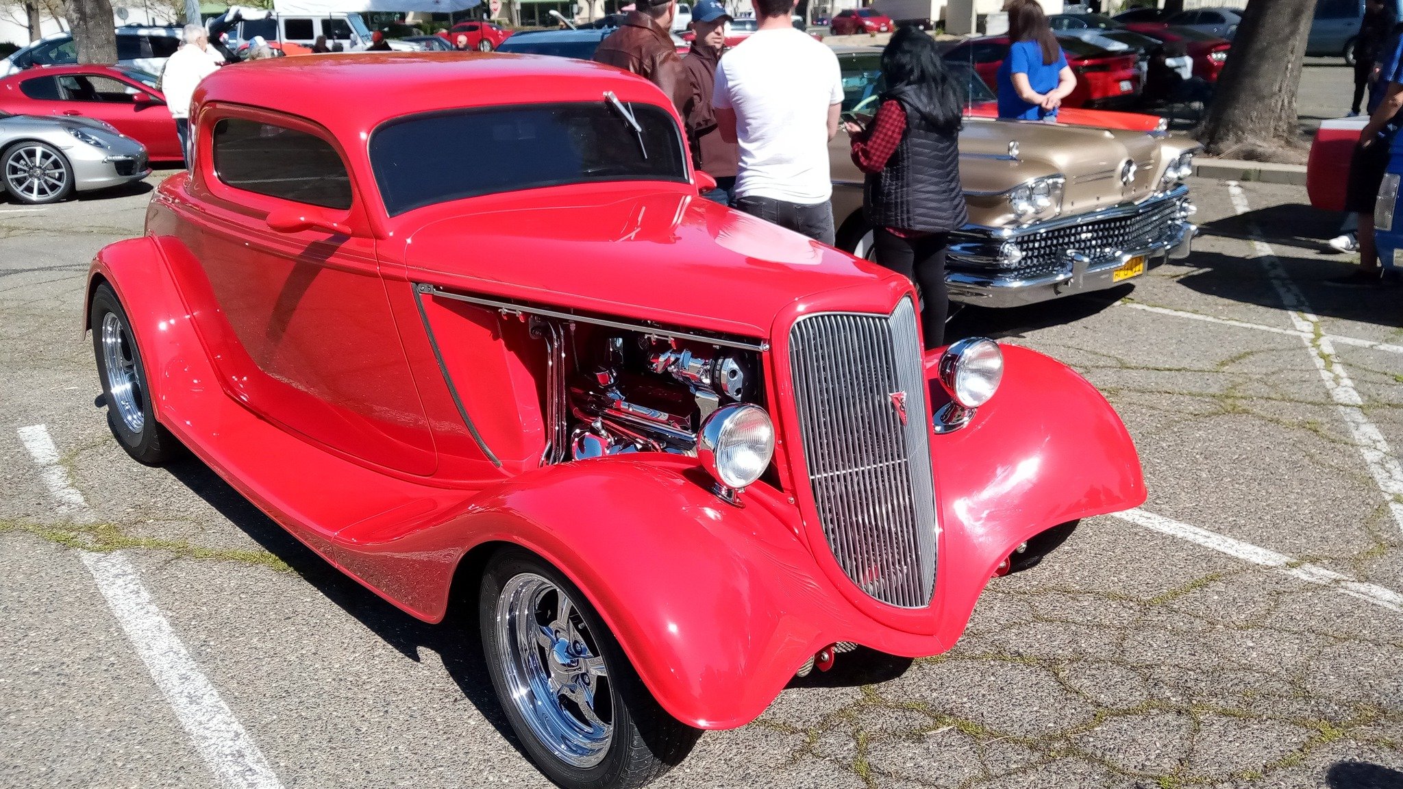 A classic car from nearly ninety years ago on display at Cars and Coffee Merced. Photo: Steve Newvine