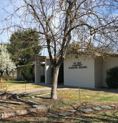 Del Hale Hall in O’Banion Park. Photo: County of Merced