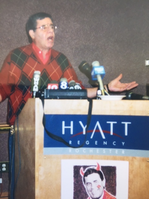 Jerry Lewis in Rochester, NY in the mid-1990s. Photo: Newvine Personal Collection