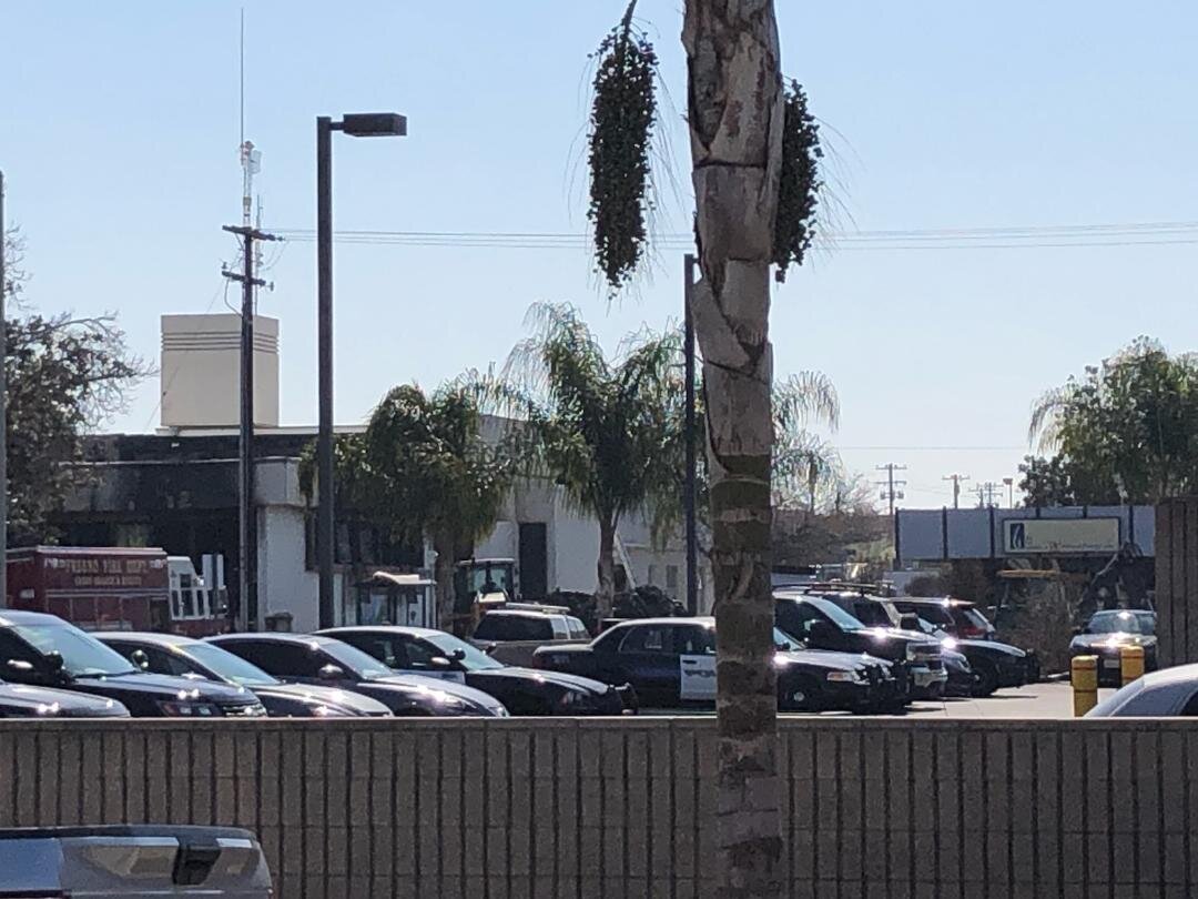 The city block in Porterville where the Public Library once stood. Photo by Steve Newvine