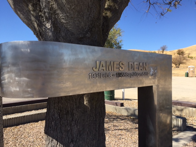 James Dean Memorial in Cholame, San Luis Obispo County, California. Photo by Steve Newvine
