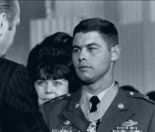 Sergeant Cavaiani received his Congressional Medal of Honor from President Gerald Ford following nearly two years of captivity in Vietnam. Photo: CMOHS.org