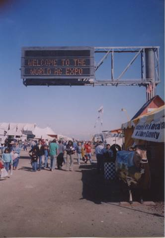 The World Ag Expo, Tulare County. Photo from Steve Newvine