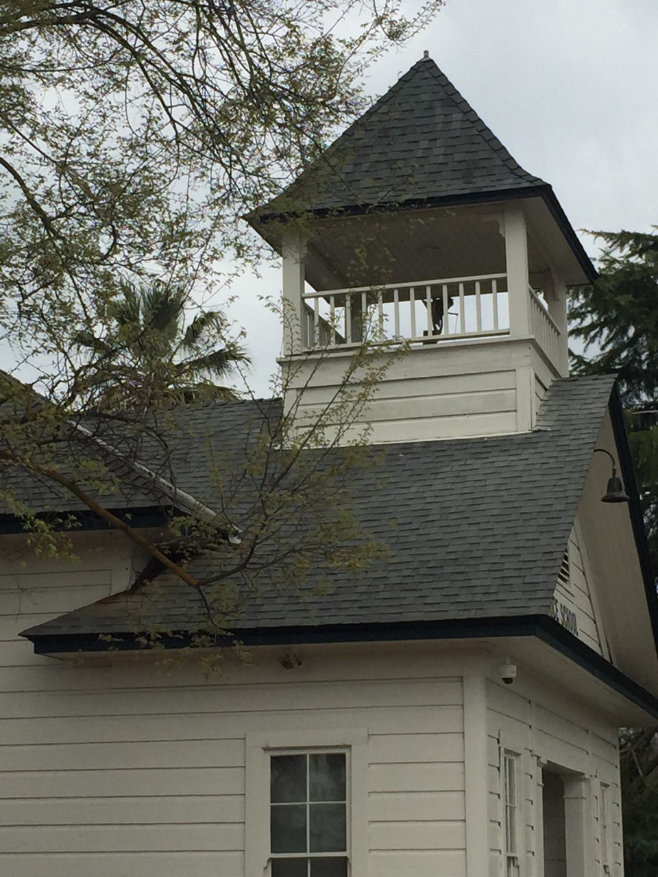  The bell on top of the Willow School. Photo: Steve Newvine 