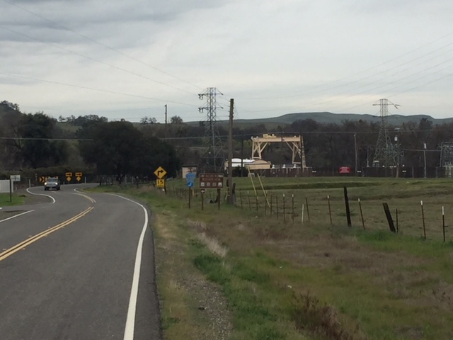 The intersection where Merced Falls Road begins going north was once a thriving business center. Photo by Steve Newvine