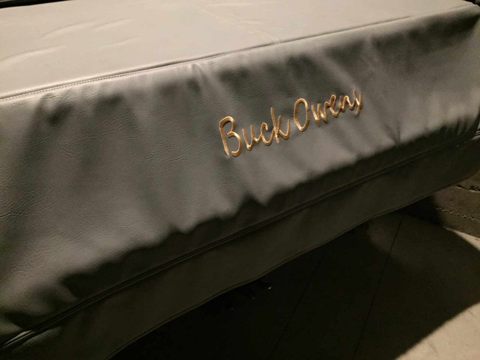 This piano was made to order for the late Buck Owens. It is available to artists performing at the Bakersfield Music Hall of Fame. Photo- Steve Newvine