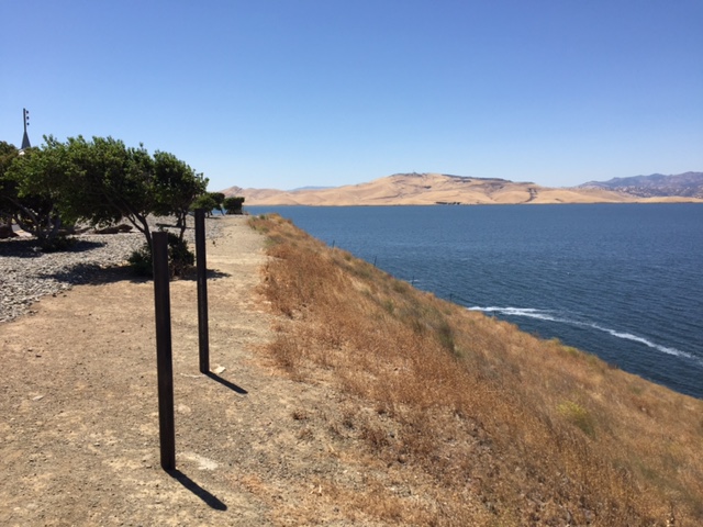 An up close look at the water in the San Luis Reservoir. Photo by Steve Newvine