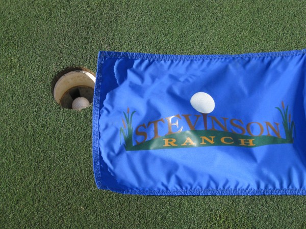 Stevinson Ranch Golf Course Flag, Photo by Newvine Personal Collection