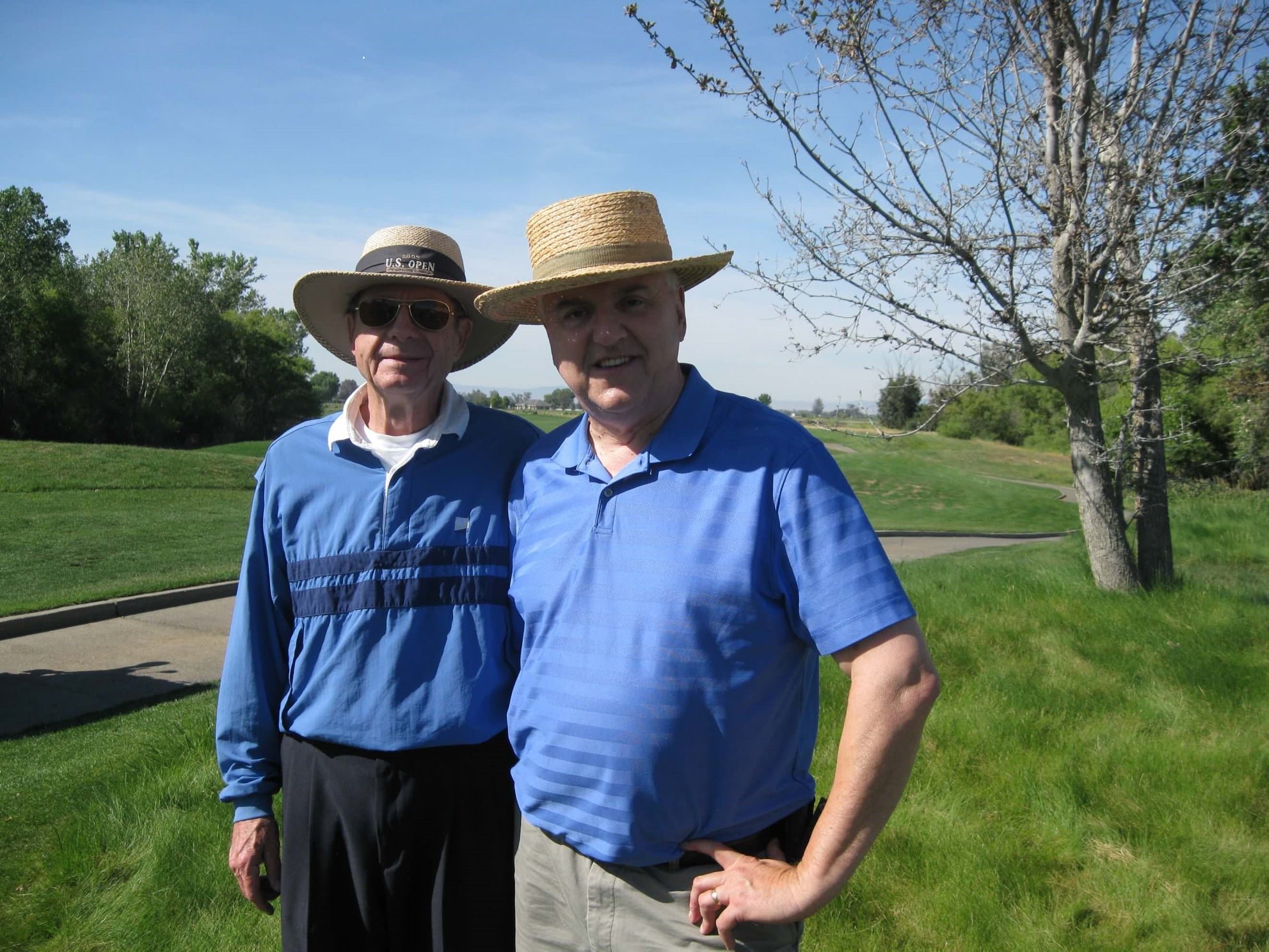 Golf connected me with Dennis and we would enjoy a round from time to time including this time as we played one of the final rounds at the former Stevinson Ranch course in Merced County. Photo: Newvine Personal Collection.