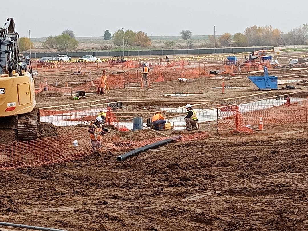 UC Merced Medical Education Building under construction. Photo: Steve Newvine.